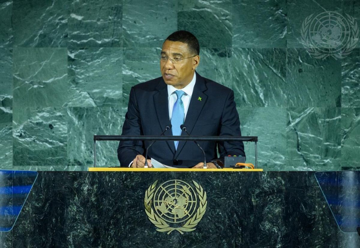Prime Minister, Dr. the Most Hon. Andrew Holness, addresses the opening ceremony for the Summit of the Future Action Day 2 at the United Nations (UN) headquarters in New York on Saturday (September 21). The Action Days, from September 20 to 21, brought together representatives from UN Member States, civil society, private sector, academia, local and regional authorities, youth, among others, for broad engagement and inclusion. Prime Minister Holness is participating in the 79th United Nations General Assembly (UNGA) under the theme: ‘Unity in Diversity: For the Advancement of Peace, Sustainable Development and Human Dignity for Everyone’.