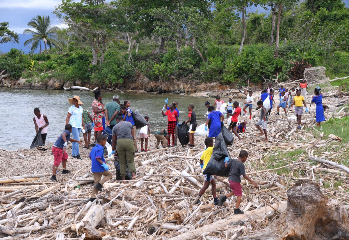 Robin’s Bay Beach In St. Mary Gets Cleaned Up
