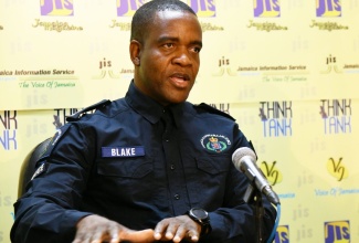 Commissioner of Police, Dr. Kevin Blake.