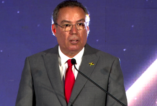 Minister of Science, Energy, Telecommunications and Transport (MSETT), Hon. Daryl Vaz, addresses the AAJ 50th Anniversary Gala Awards Banquet, held at The Jamaica Pegasus hotel on Sunday, September 22.