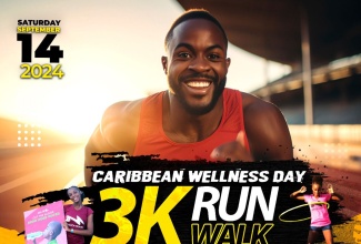 Flyer showing details of Caribbean Wellness Day activities, scheduled to be held at the University of Technology (UTech) Jamaica,  on Saturday September 14. Caribbean Wellness Day is observed on the second Saturday in September each year.  