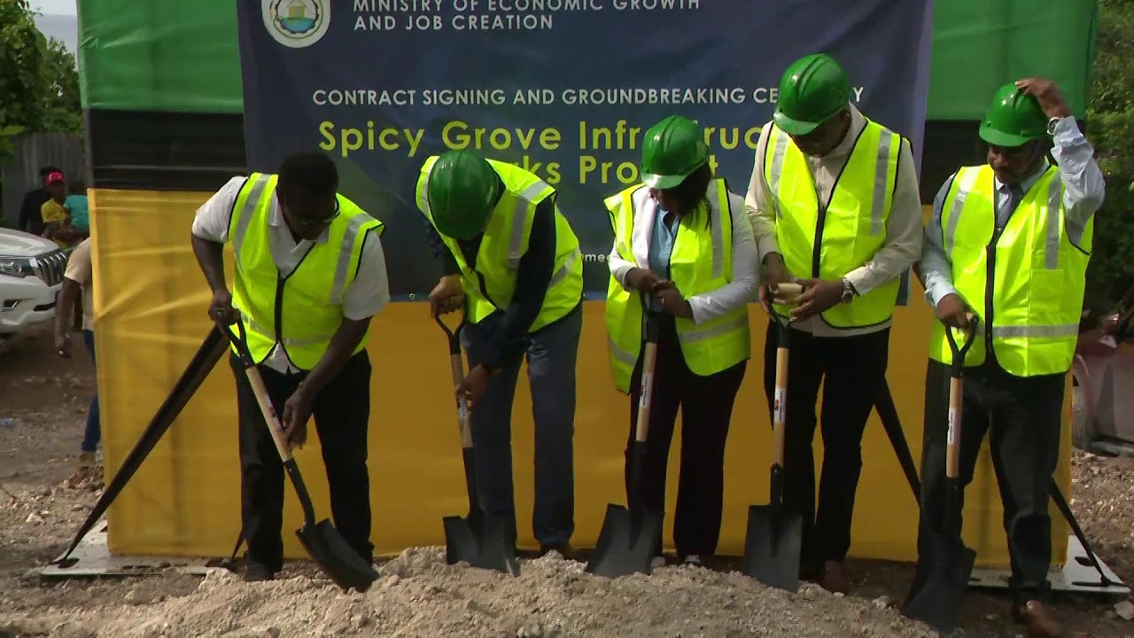 JISTV | Contract Signing and Groundbreaking Spicy Grove- Oracabessa, St. Mary