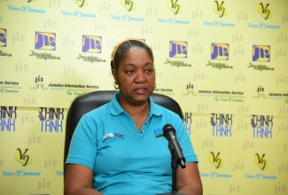 Research and Development Specialist with the US Department of Agriculture (USDA) Food for Progress Jamaica Spices (JaSPICE) Project, Michelle Sherwood, speaks at a recent JIS Think Tank.

