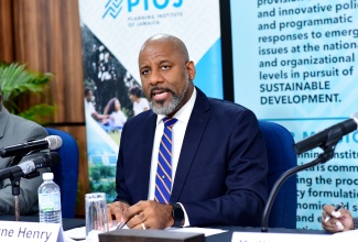 Director General, Planning Institute of Jamaica,  Dr. Wayne Henry.

