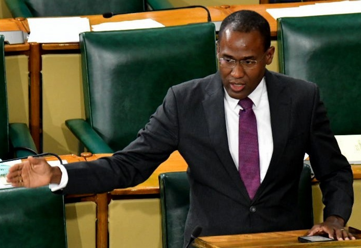 Minister of Finance and the Public Service, Dr. the Hon. Nigel Clarke, addressing Tuesday’s (October 15) sitting of the House of Representatives.  

