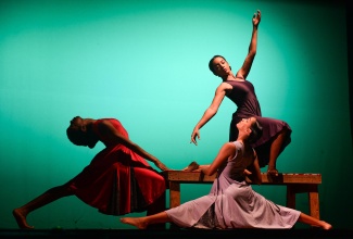 Dancers from the American International School of Kingston perform during the Jamaica Cultural Development Commission (JCDC) Marcus Garvey Award for Excellence in the Performing Arts ceremony, on October 1, at the Little Theatre in Kingston.