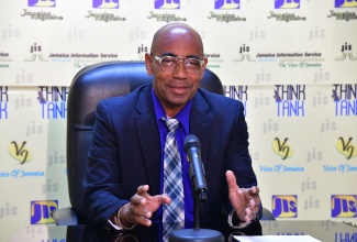 Senior Director, Inspection and Monitoring, Police Civilian Oversight Authority (PCOA), Andrew Beaumont, speaking during a recent Jamaica Information Service (JIS) ‘Think Tank’.