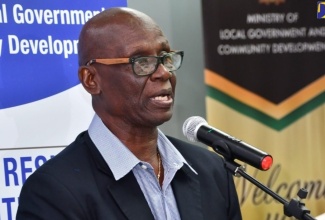 Minister of Local Government and Community Development, Hon. Desmond McKenzie.

