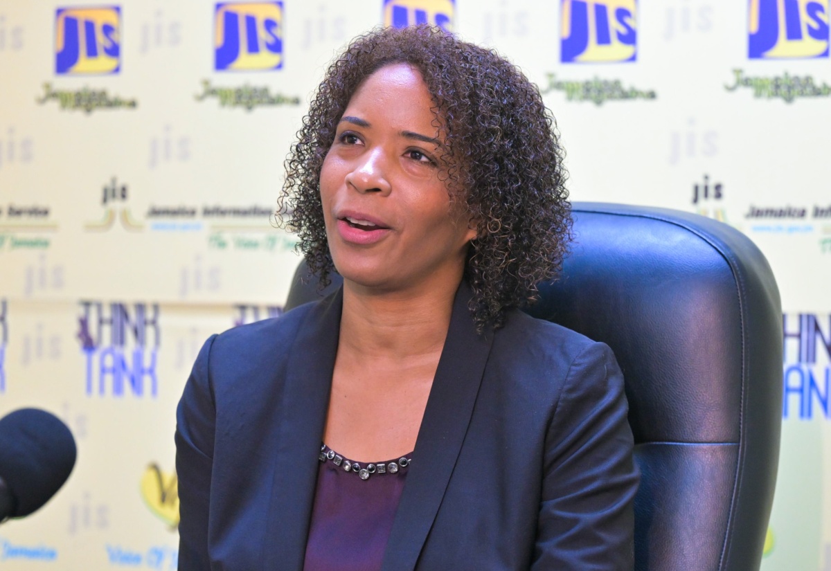 Lupus Foundation of Jamaica (LFJ) President, Dr. Désirée Tulloch-Reid, speaking during a Jamaica Information Service (JIS) ‘Think Tank’ on Tuesday (October 22).

