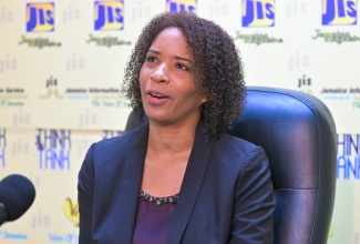 Lupus Foundation of Jamaica (LFJ) President, Dr. Désirée Tulloch-Reid, speaking during a Jamaica Information Service (JIS) ‘Think Tank’ on Tuesday (October 22).

