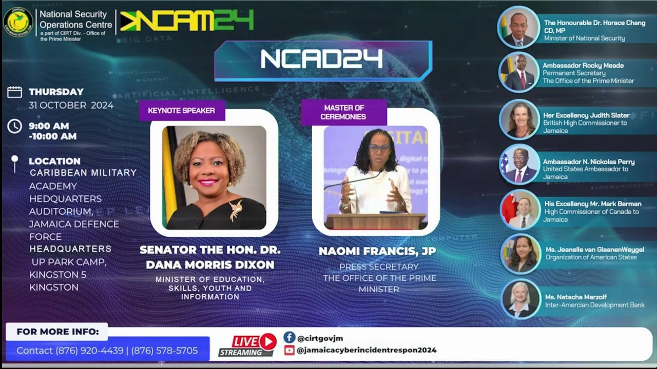 Jamaica Cyber Incident Response Team (JaCIRT) National Cybersecurity Awareness Day