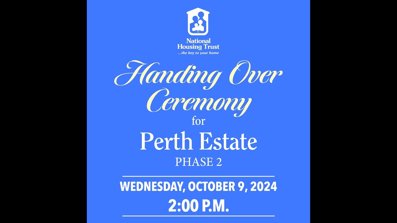 JISTV | PM Andrew Holness Keynote Address at the NHT Handing Over Ceremony for Perth Estate, Phase 2