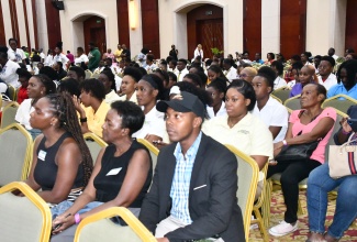 Stakeholders attending the Jamaica Health and Wellness Tourism Conference at the Montego Bay Convention Centre in St. James on November 14.