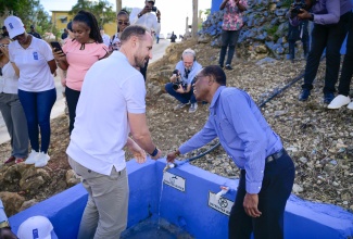 Crown Prince of Norway Says Solar Water Harvesting System in Clarendon Should Be Replicated