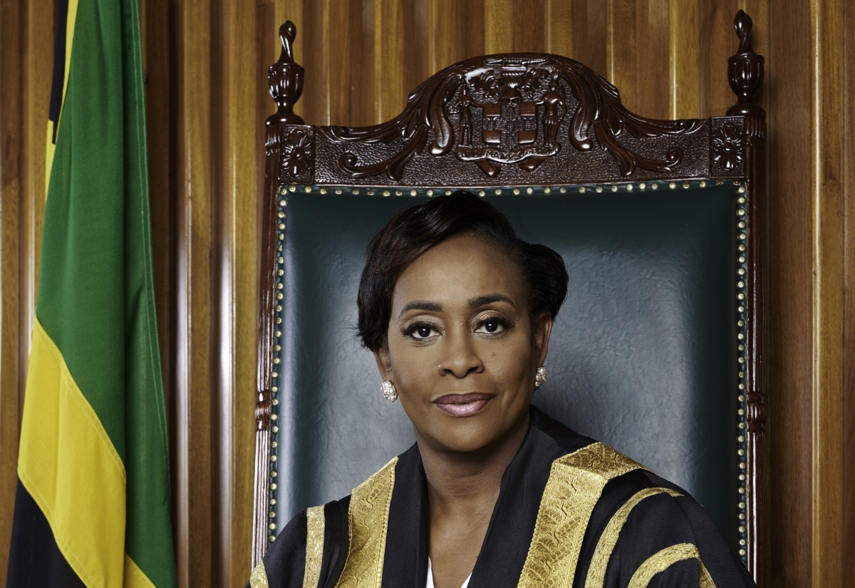 Speaker of the House of Representatives, the Most Honourable Juliet Holness. 