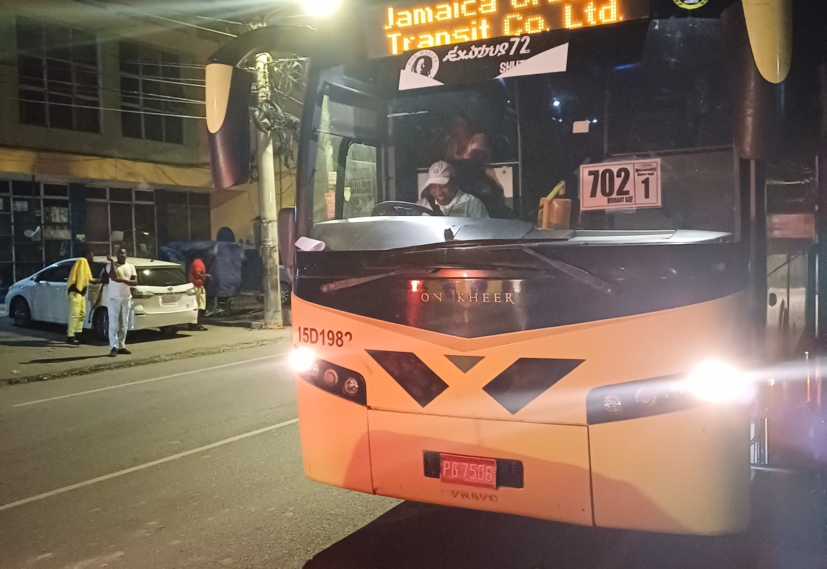 JUTC Begins Operating In St. Thomas With Two Buses