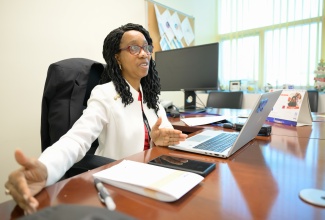 Chief Corporate Communications Officer, Tax Administration Jamaica (TAJ), Meris Haughton.

