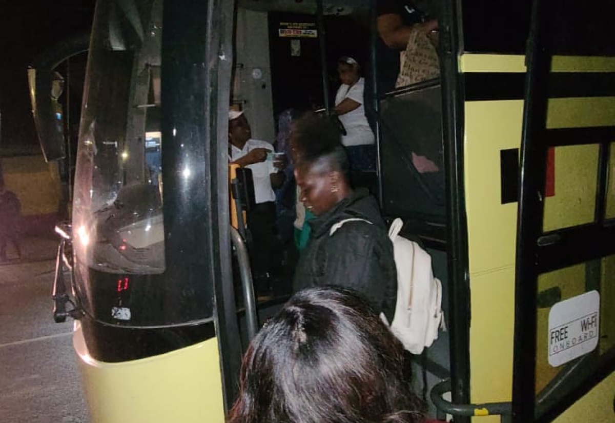 JUTC Begins Operating In St. Thomas With Two Buses