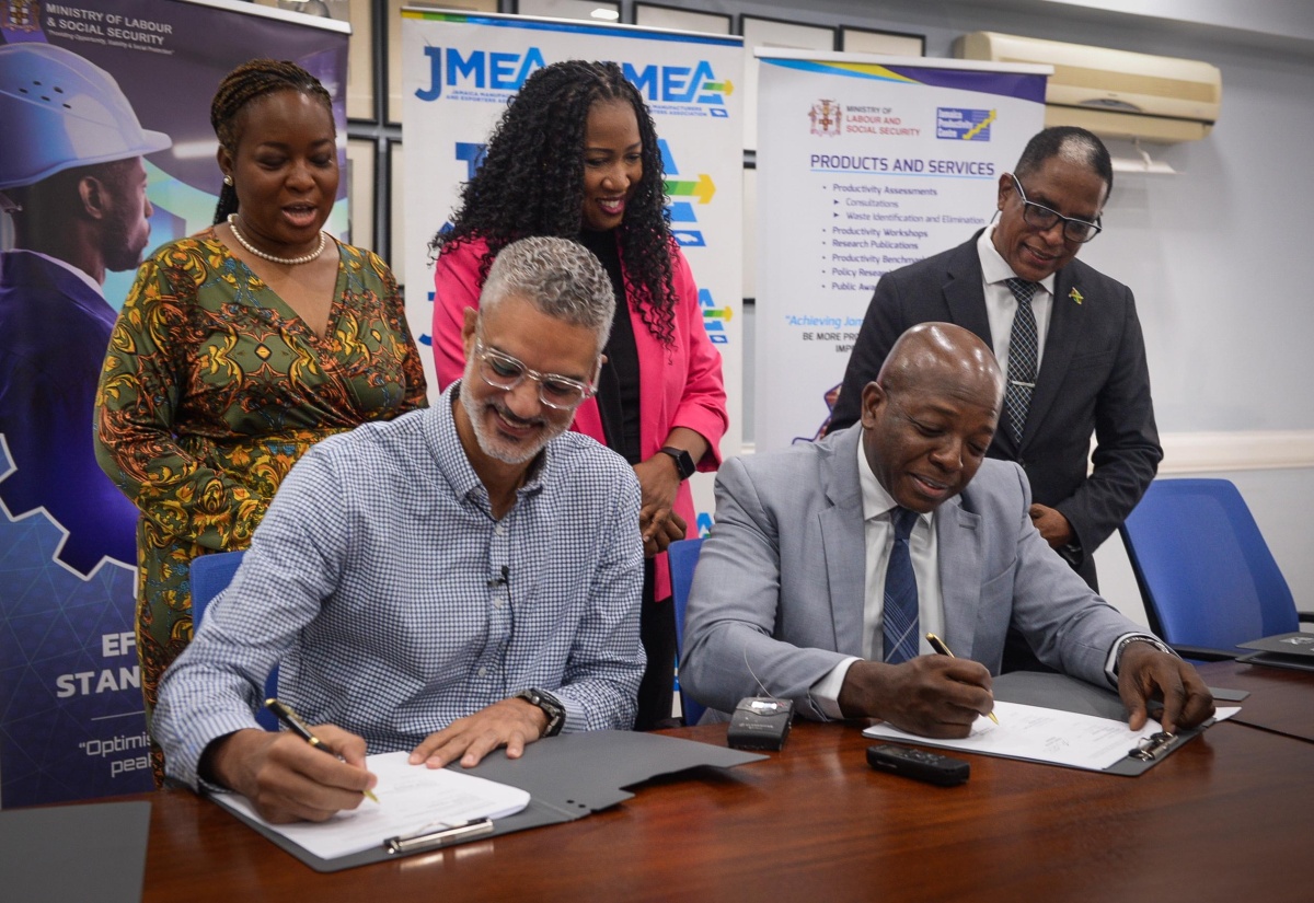 Jamaica Productivity Centre Signs MOU with JMEA