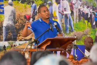 Minister of Agriculture, Fisheries and Mining, Hon. Floyd Green.

