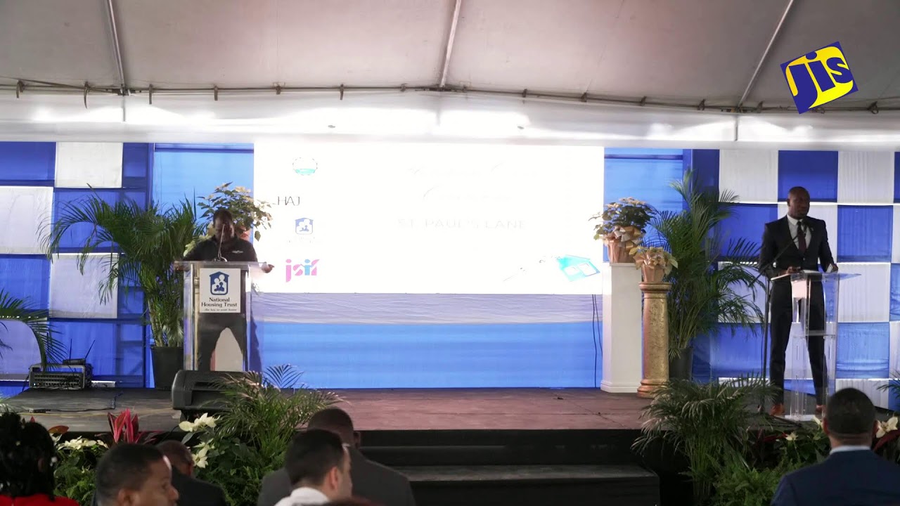PM Keynote address at the NHT Handing Over Ceremony for the St. Paul’s Lane Housing Development