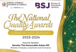 The Bureau of Standards Jamaica’s National Quality Awards flyer.

