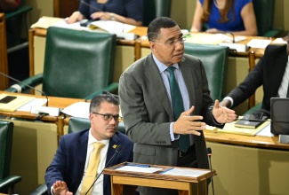 Prime Minister, Dr. the Most Hon. Andrew Holness, makes a statement to the House of Representatives on Tuesday (January 21).