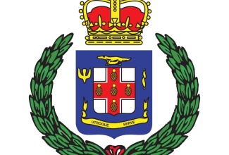 The Jamaica Constabulary Force (JCF) Logo.