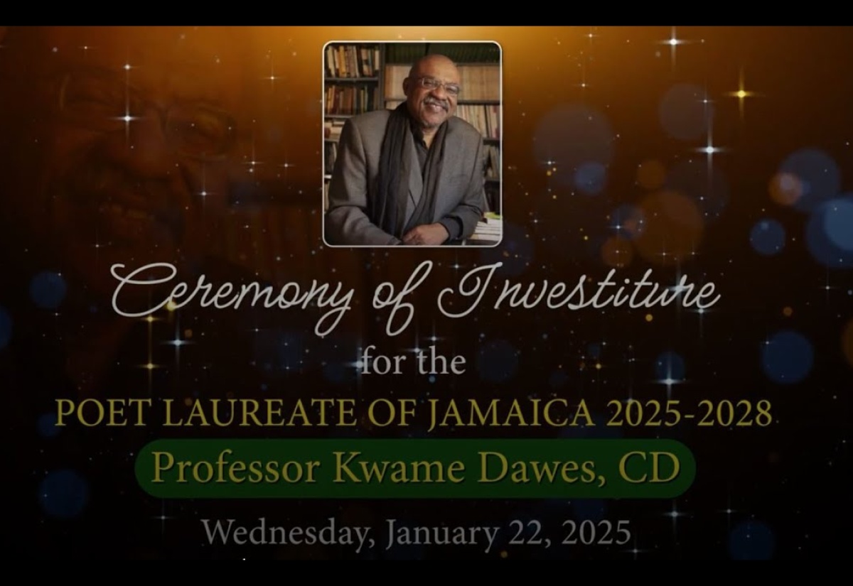 JISTV| Ceremony of Investiture for The Poet Laureate of Jamaica 2025-2028 Professor Kwame Dawes, CD