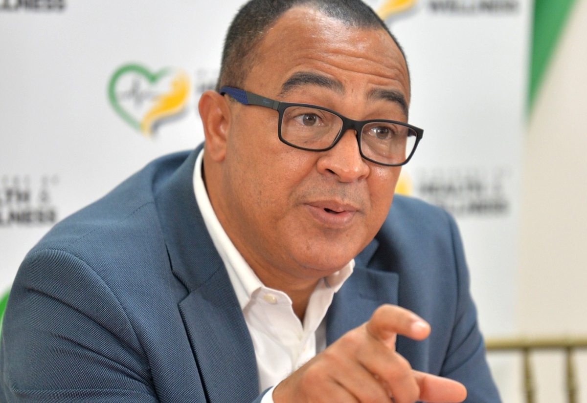 Minister of Health and Wellness, Dr. the Hon. Christopher Tufton.

