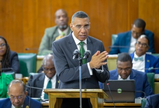Prime Minister, Dr. the Most Hon. Andrew Holness, makes his 2025/26 Budget Debate presentation in the House of Representatives on Thursday (March 20).