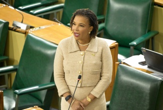 Newly appointed Government Senator, Ambassador Audrey Marks, was sworn in during today’s (March 14) sitting of the Senate.