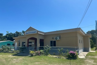 The newly constructed administrative building at the St. Elizabeth Infirmary.


