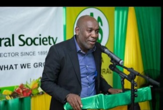 Chief Executive Officer (CEO) of the Jamaica Agricultural Society (JAS), Derron Grant.