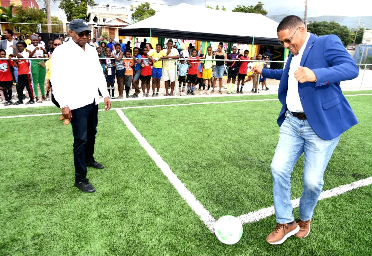 Rae Town Futsal Court Officially Opened