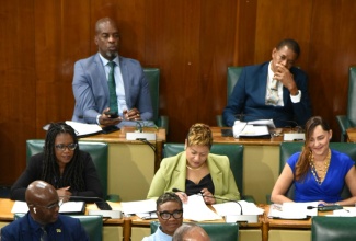 Minister of National Security, Hon. Dr. Horace Chang, opens the 2025/26 Sectoral Debate in the House of Representatives on Tuesday (April 29).