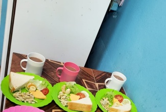 Meals served to students as part of the Ministry of Education, Skills, Youth and Information Breakfast Programme.

