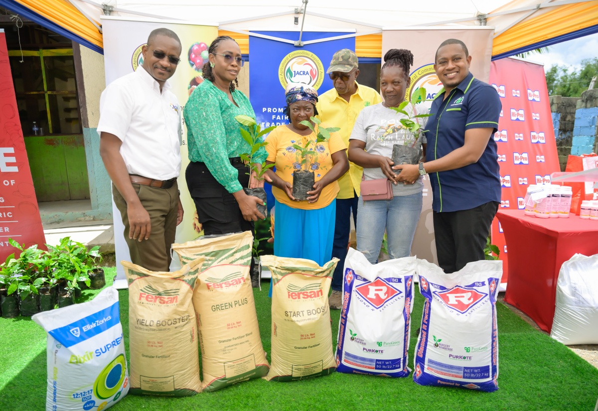 St. Andrew East Rural Coffee Farmers Get Supplies to Boost Production