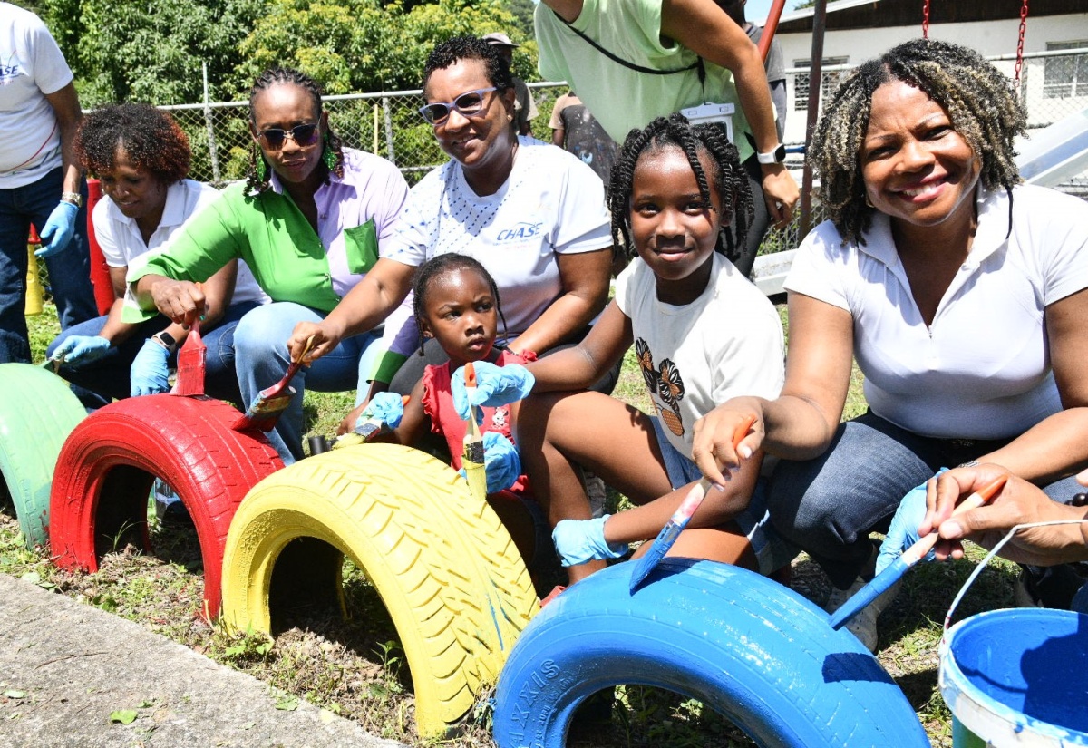 PHOTOS: Education Minister Participates in Labour Day Activities at St. Martin De Porres Primary and Infant School