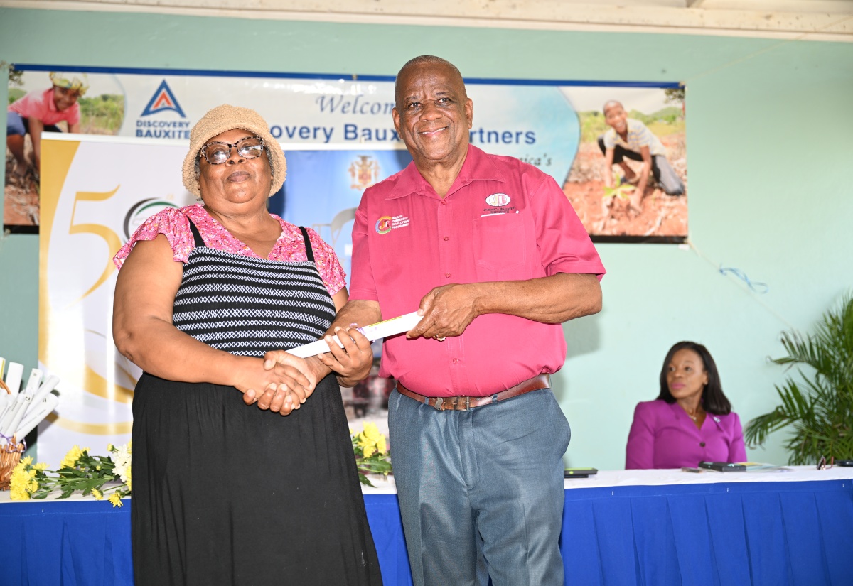 Persons Resettled by Bauxite Company Receive Titles