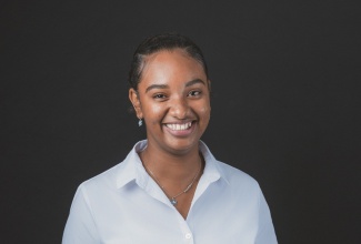 National Housing Trust (NHT) Construction Scholarship awardee, Jannel Muirhead.