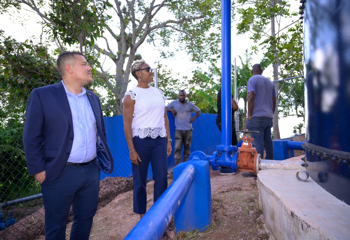 650 St. Andrew West Rural Households to Benefit from 50,000-Gallon Water Tank