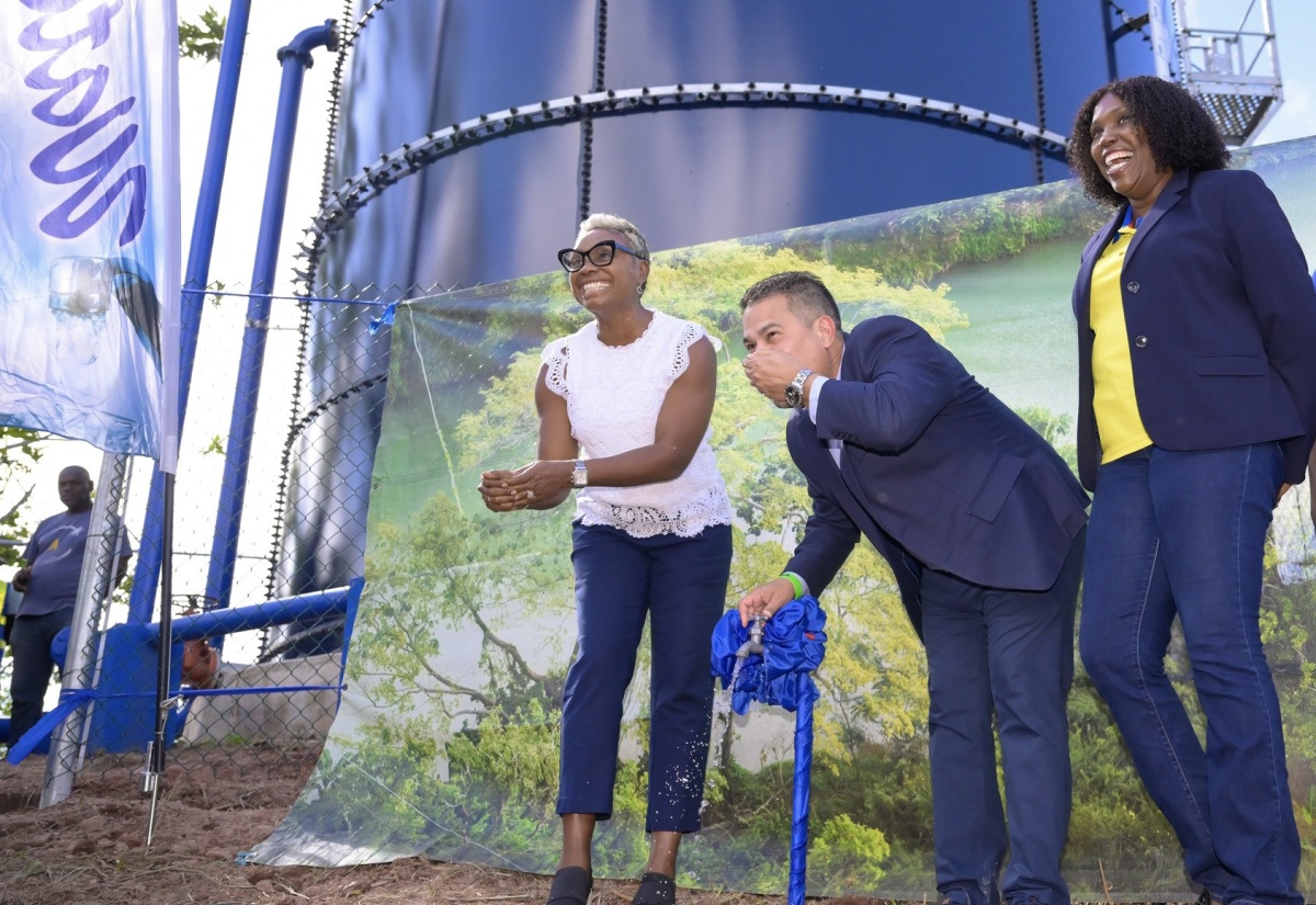 650 St. Andrew West Rural Households to Benefit from 50,000-Gallon Water Tank