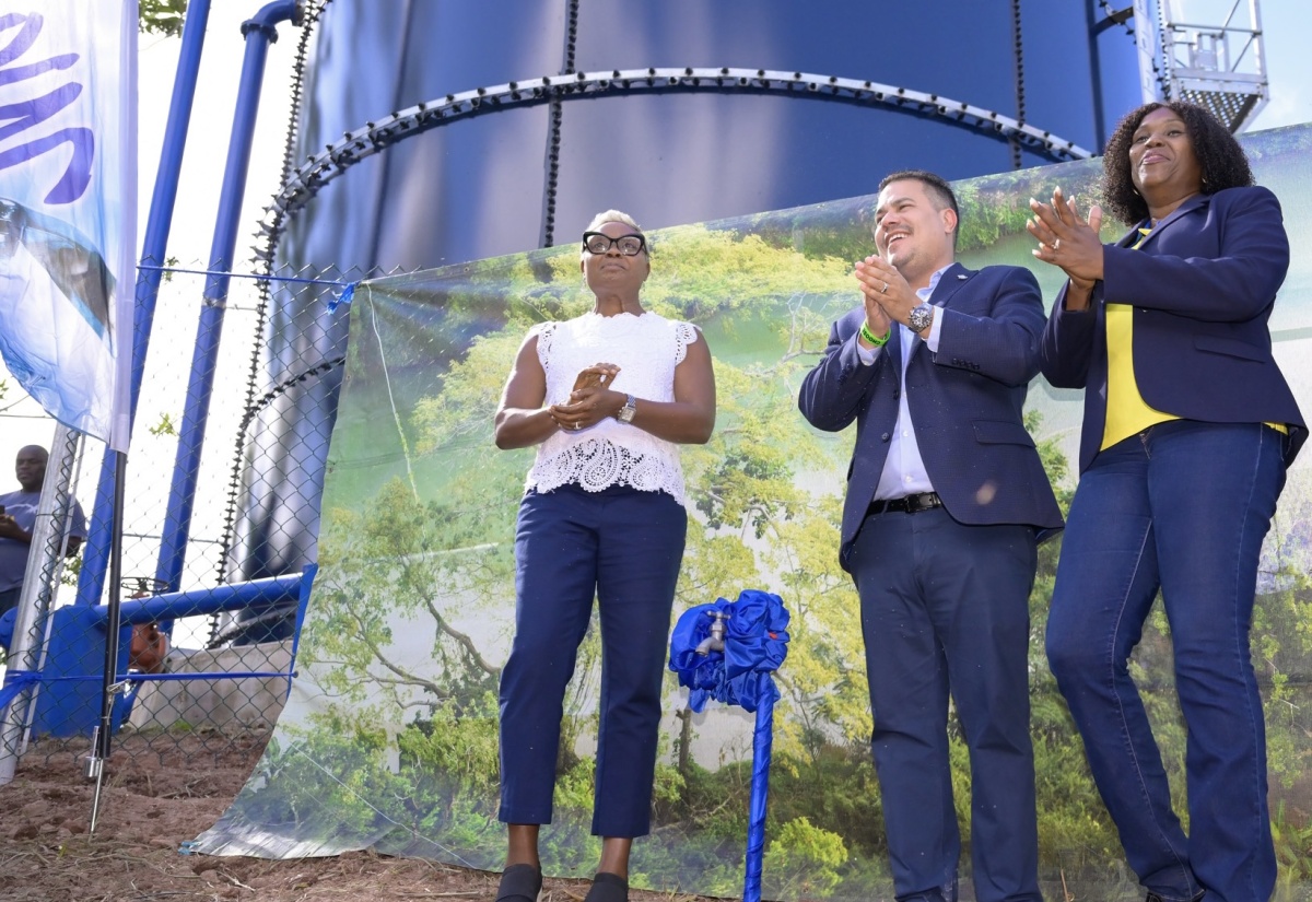 650 St. Andrew West Rural Households to Benefit from 50,000-Gallon Water Tank