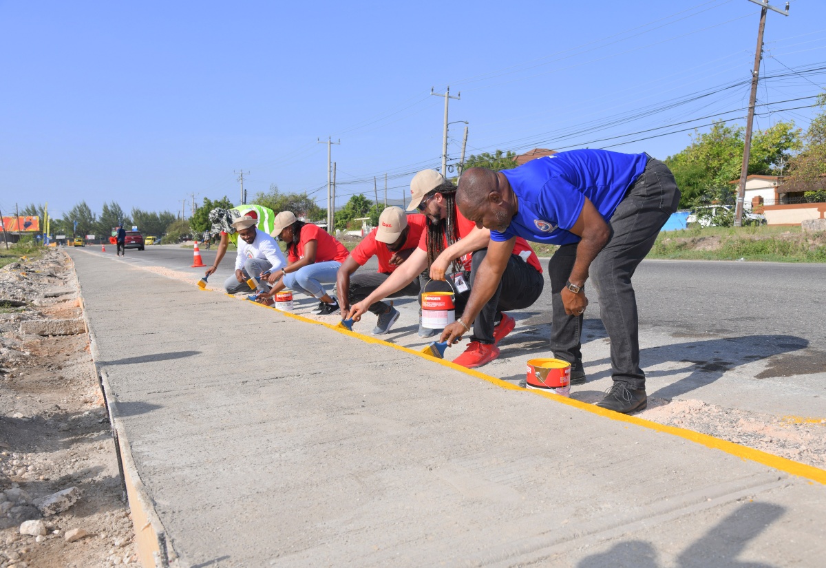 Portmore Municipal Corporation Improves Pedestrian Safety, Green Spaces on Labour Day