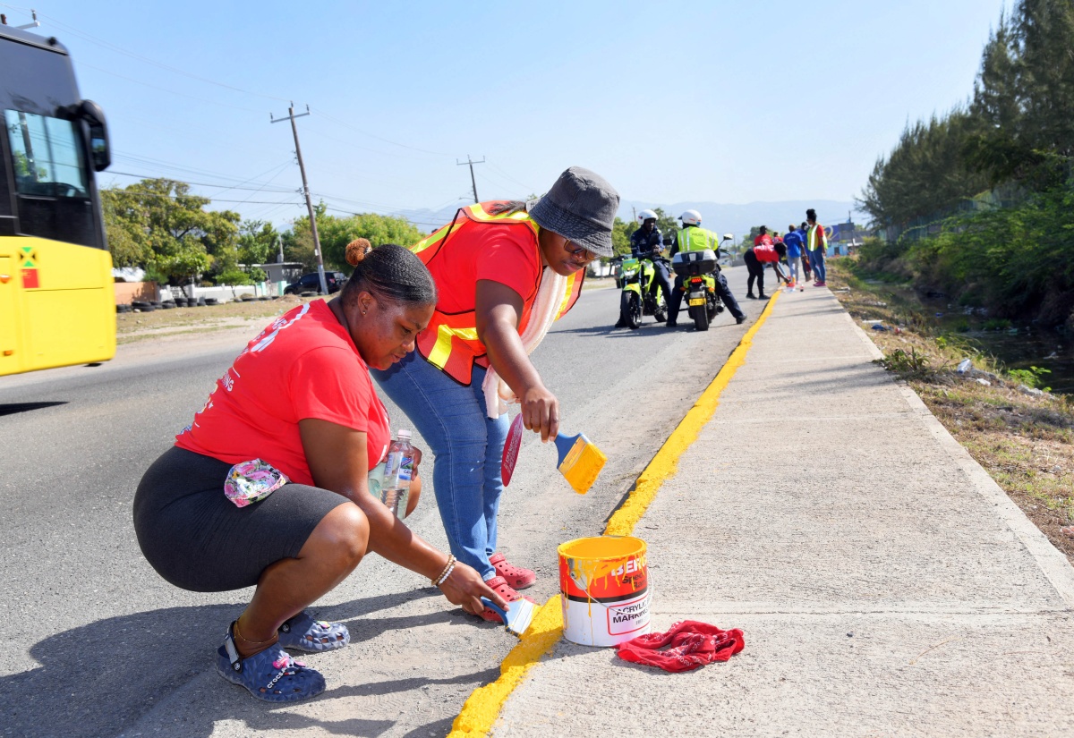 Portmore Municipal Corporation Improves Pedestrian Safety, Green Spaces on Labour Day