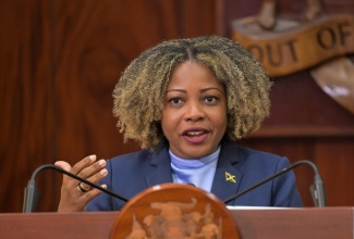 Minister of Education, Skills, Youth and Information, Senator Dr. the Hon. Dana Morris Dixon.