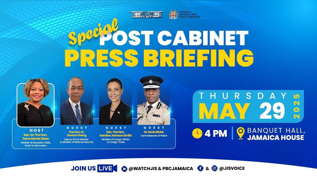 JISTV | Special Post Cabinet Press Briefing