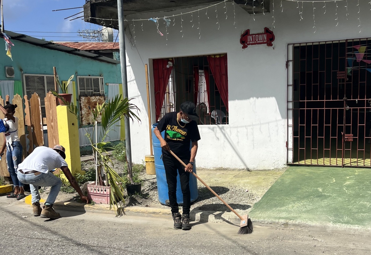 Morant Bay Beautified On Labour Day