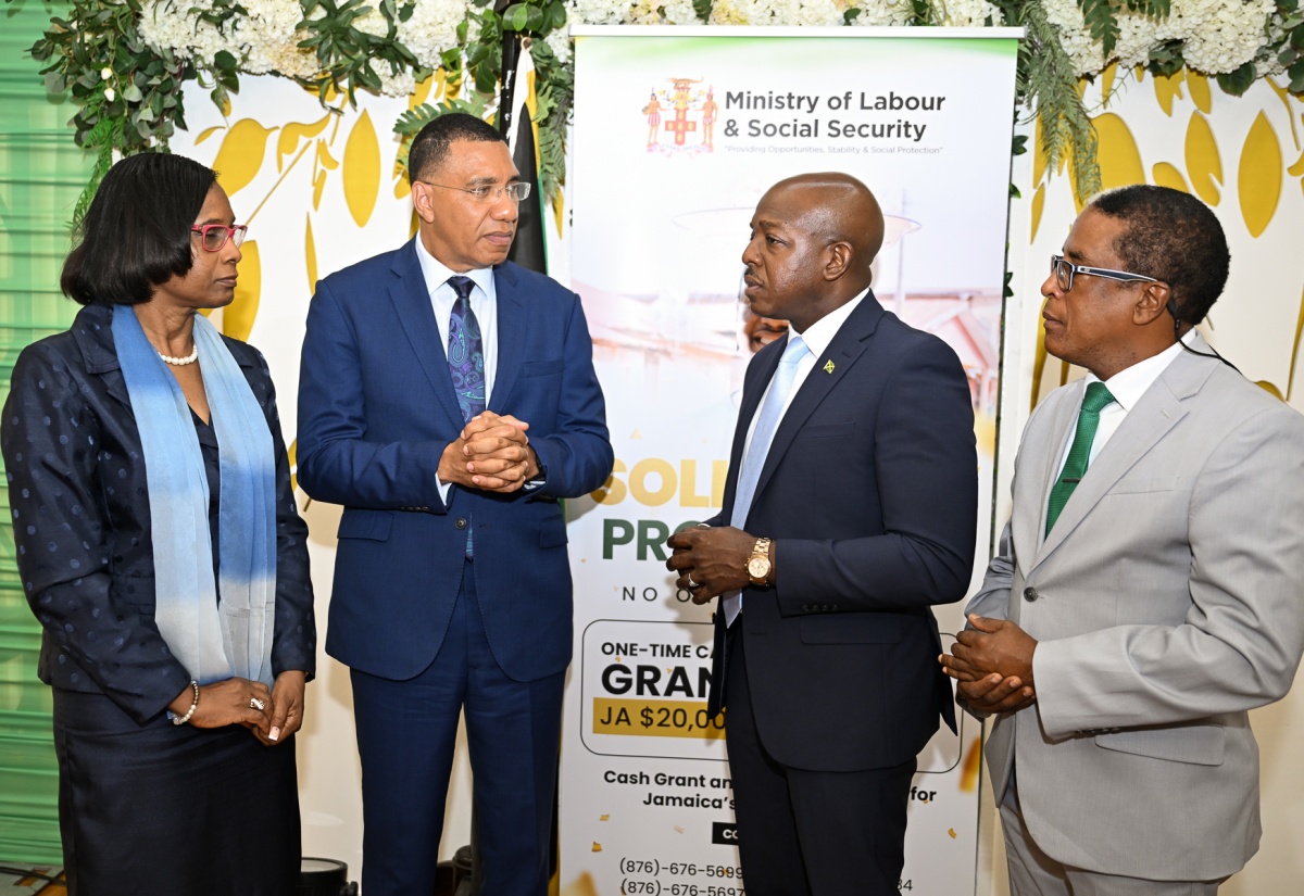 Gov’t Launches $1b Solidarity Programme to Support 50,000 Vulnerable Jamaicans
